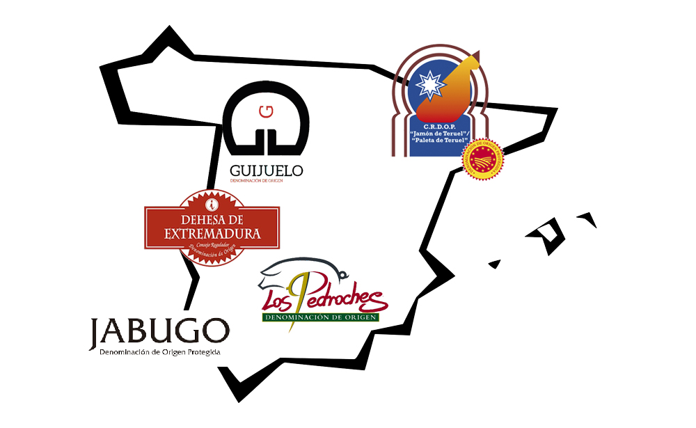 DOP de jamón en España