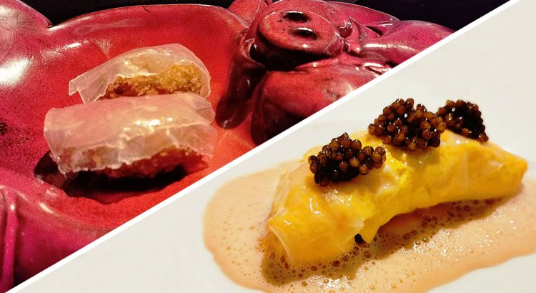 El jamón en la alta cocina